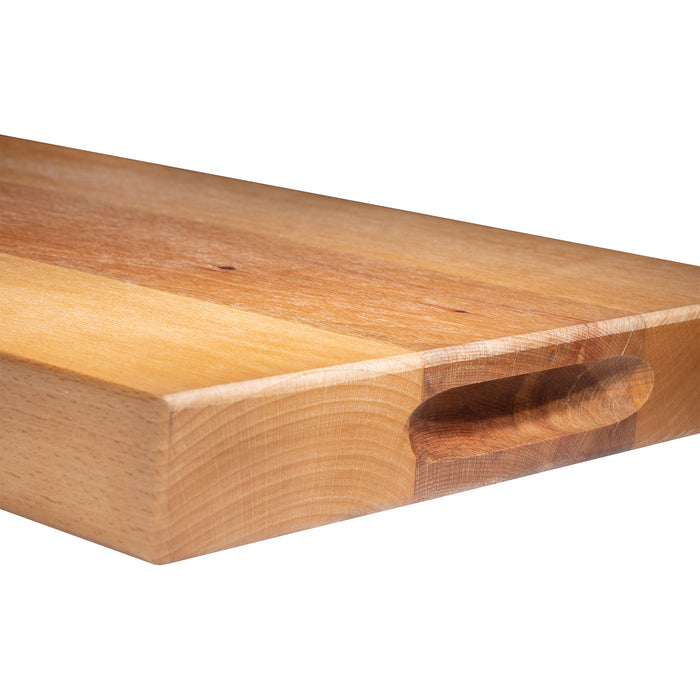 Cutting board with beech handles 38x28 cm