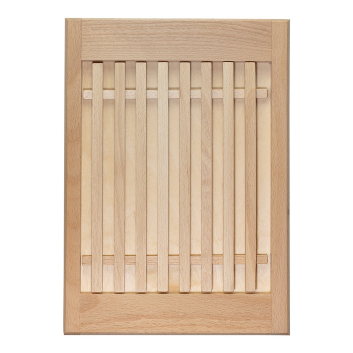 Breadboard with removable beech grid 35x25 cm