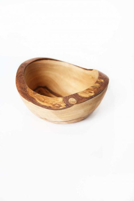Olive wood bowl rustic 10 cm