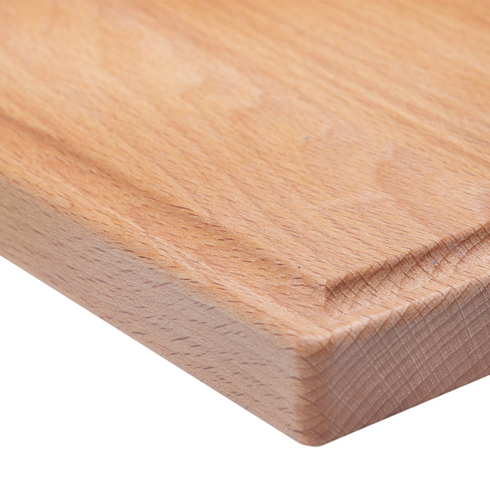 Plank met handvat beuken 33x16 cm