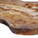 Plank met sapgeul ovaal olijfhout 40-45x20 cm